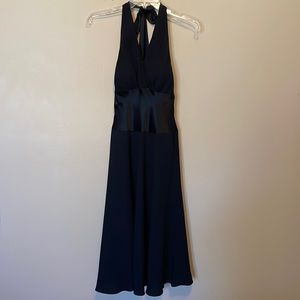 Jones New York Halter Black Cocktail Dress, Size 4